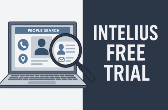 Intelius free trial guide showing people search and background check concept